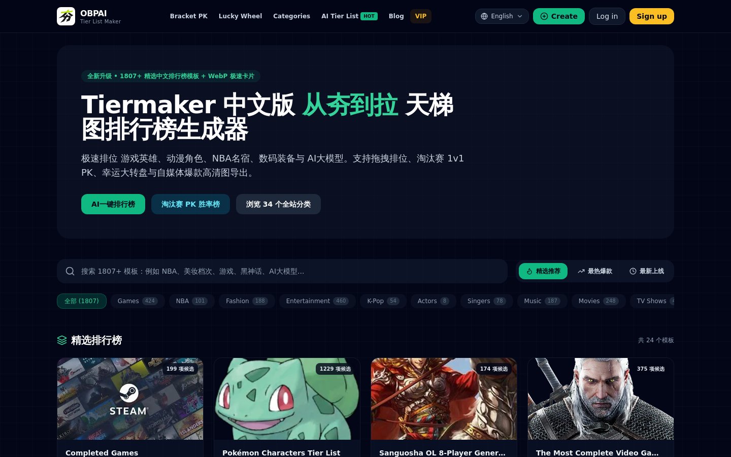 OBPAI.com homepage